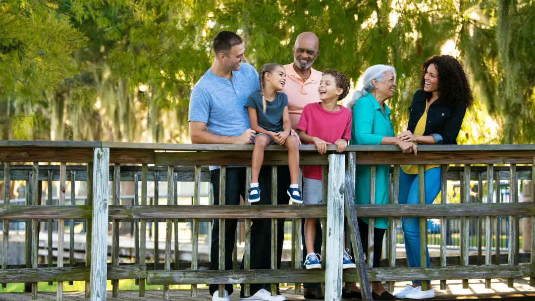 Multigenerational Family at the park