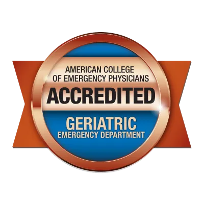 American College of Emergency Physicians Geriatric Bronze Accredited