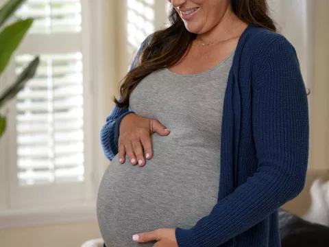 Hispanic Pregnant Woman