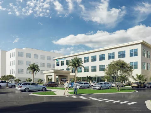 Cancer Institute Winter Garden building exterior.