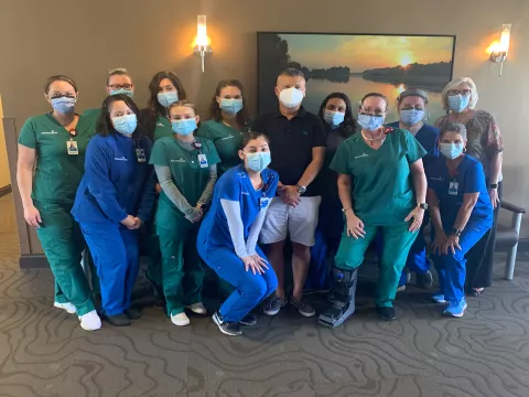 The Altamonte Springs team with patient, Ryan Nguyen,