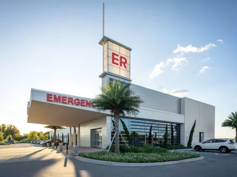 Exterior photo of an AdventHealth ER facility