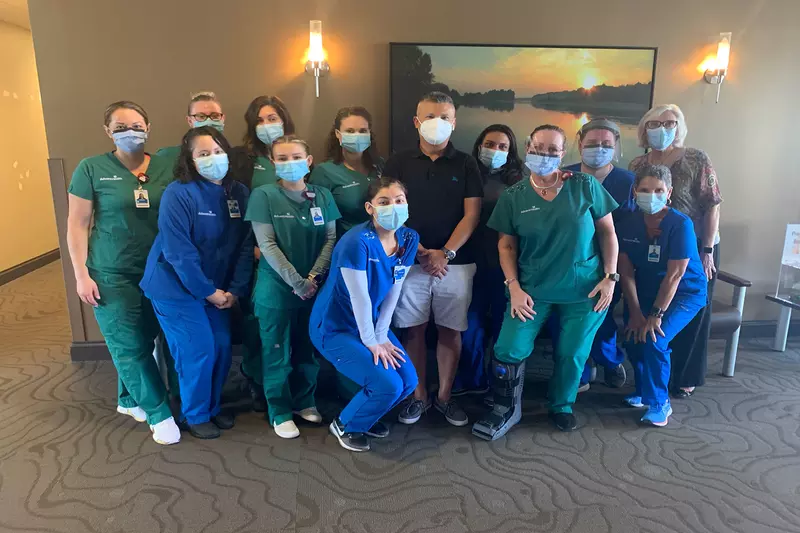 The Altamonte Springs team with patient, Ryan Nguyen,
