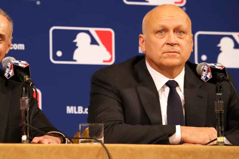 Baseball player, Cal Ripken Jr., at an MLB interview