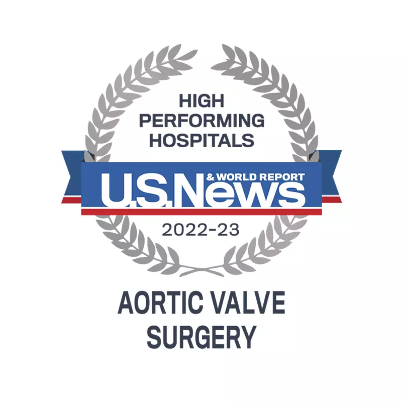 AdventHealth Orlando is recognized by U.S. News and World Report as a high performing hospital.