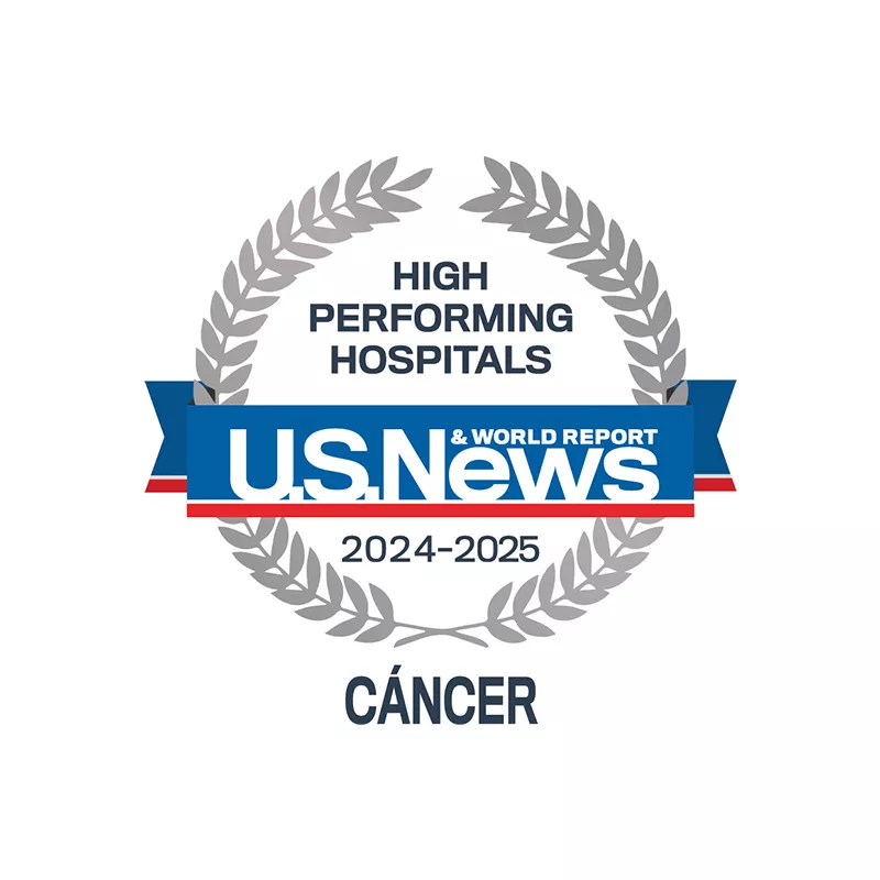 AdventHealth Orlando es reconocido por U.S. News & World Report como uno de los mejores hospitales de la nación para la atención cáncer.