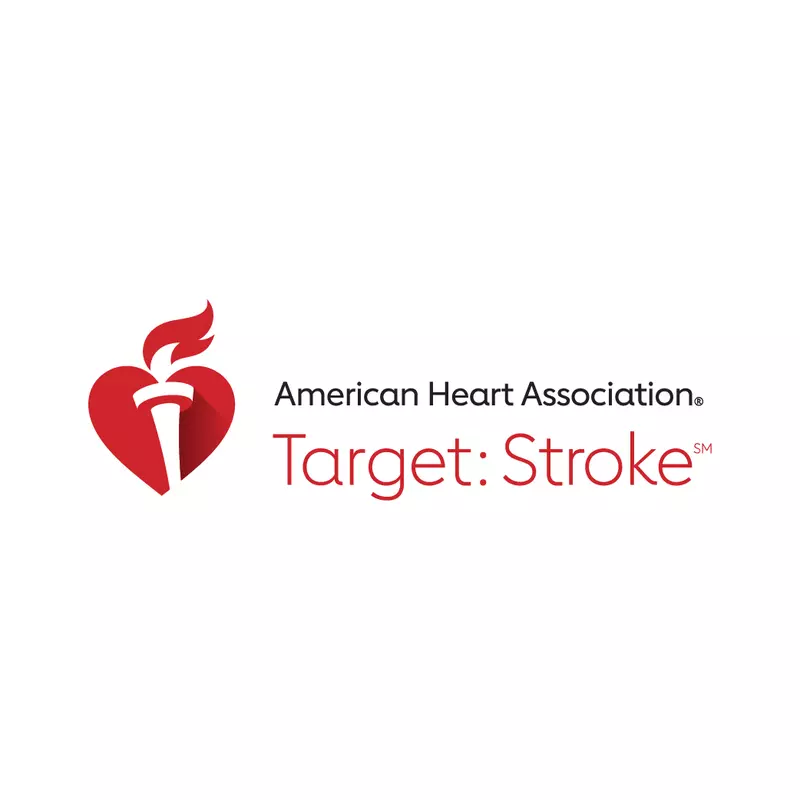 American Heart Association Target: Stroke logo.