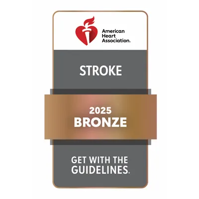 American Heart Association Get With The Guidelines® — Stroke Bronze Award for 2025
