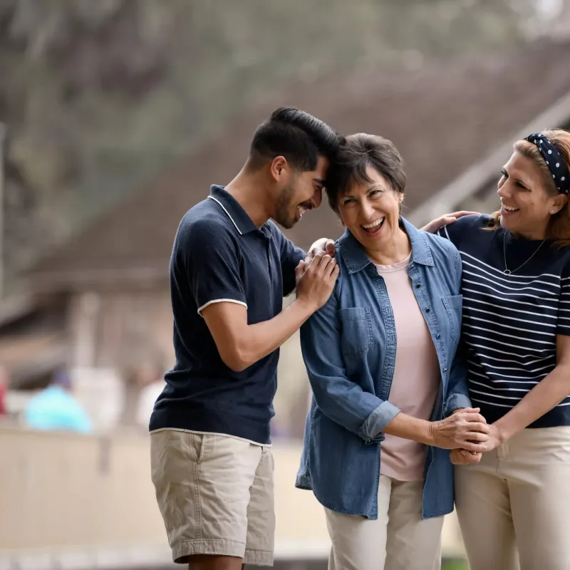 A family at DeLeon Springs.