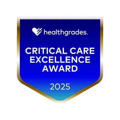 Healthgrades, Critical Care Excellence Award 2025