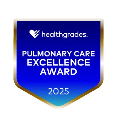Healthgrades, Pulmonary Care Excellence Award 2025