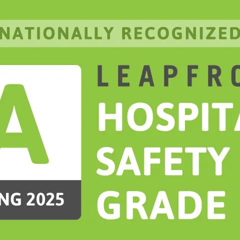 Leapfrog Hospital Safety Grade A - Spring 2025