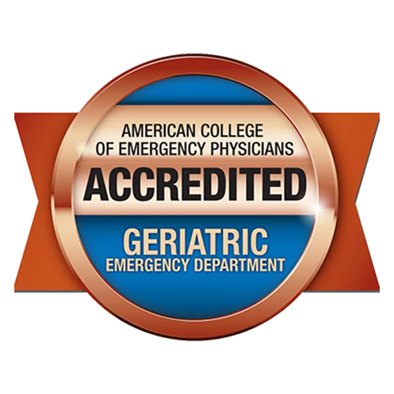 Award: American College of Emergency Physicians (ACEP) Accredited Geriatric Emergency Department