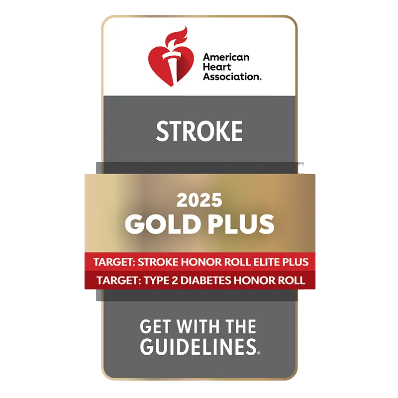 award badge ahs stroke 2025 gold