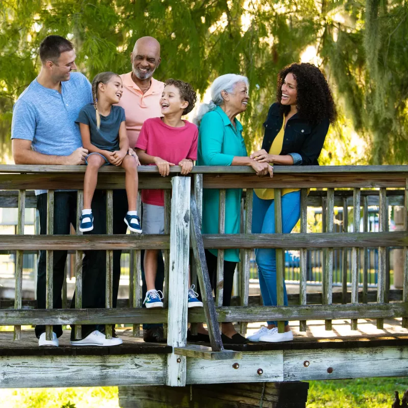 Multigenerational Family at the park