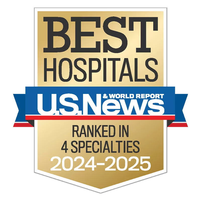 US News Best Hospitals Gold 4 Specialties 2024-2025