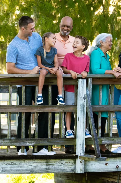 Multigenerational Family at the park