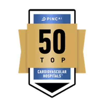 Award Badge Top Hospitals by PINC AI and Fortune